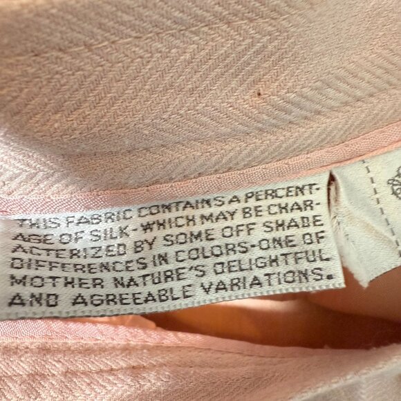 vintage 80''s Evan-Picone Womens Skirt Pink wool Silk Blend sz Small - Picture 3 of 9